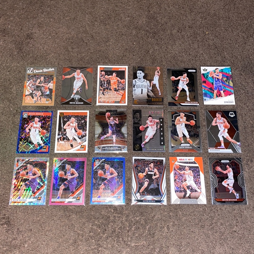 Lot of 18 Devin Booker cards